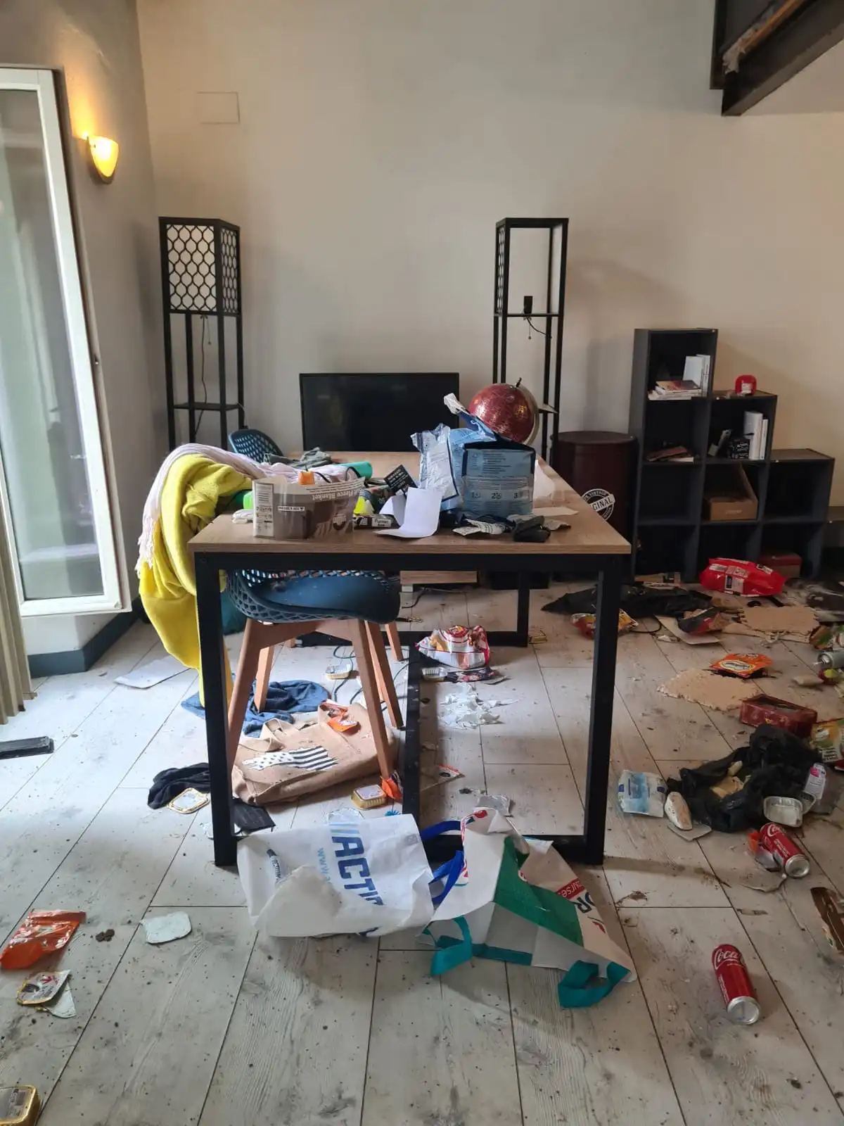 Photo d'un logement insalubre avant notre nettoyage Diogène à Lyon(1)