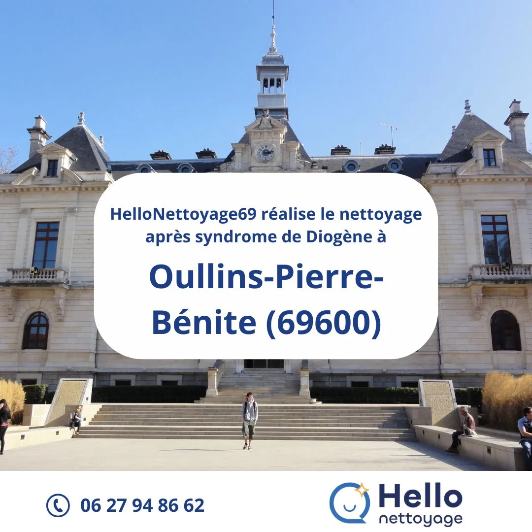 Nettoyage après syndrôme de Diogène à Oullins-Pierre-Bénite par HelloNettoyage69