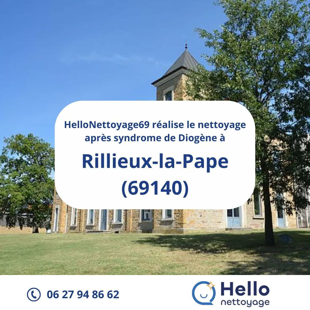 Entreprise de nettoyage de syndrome de Diogène à Rillieux-la-Pape par HelloNettoyage69