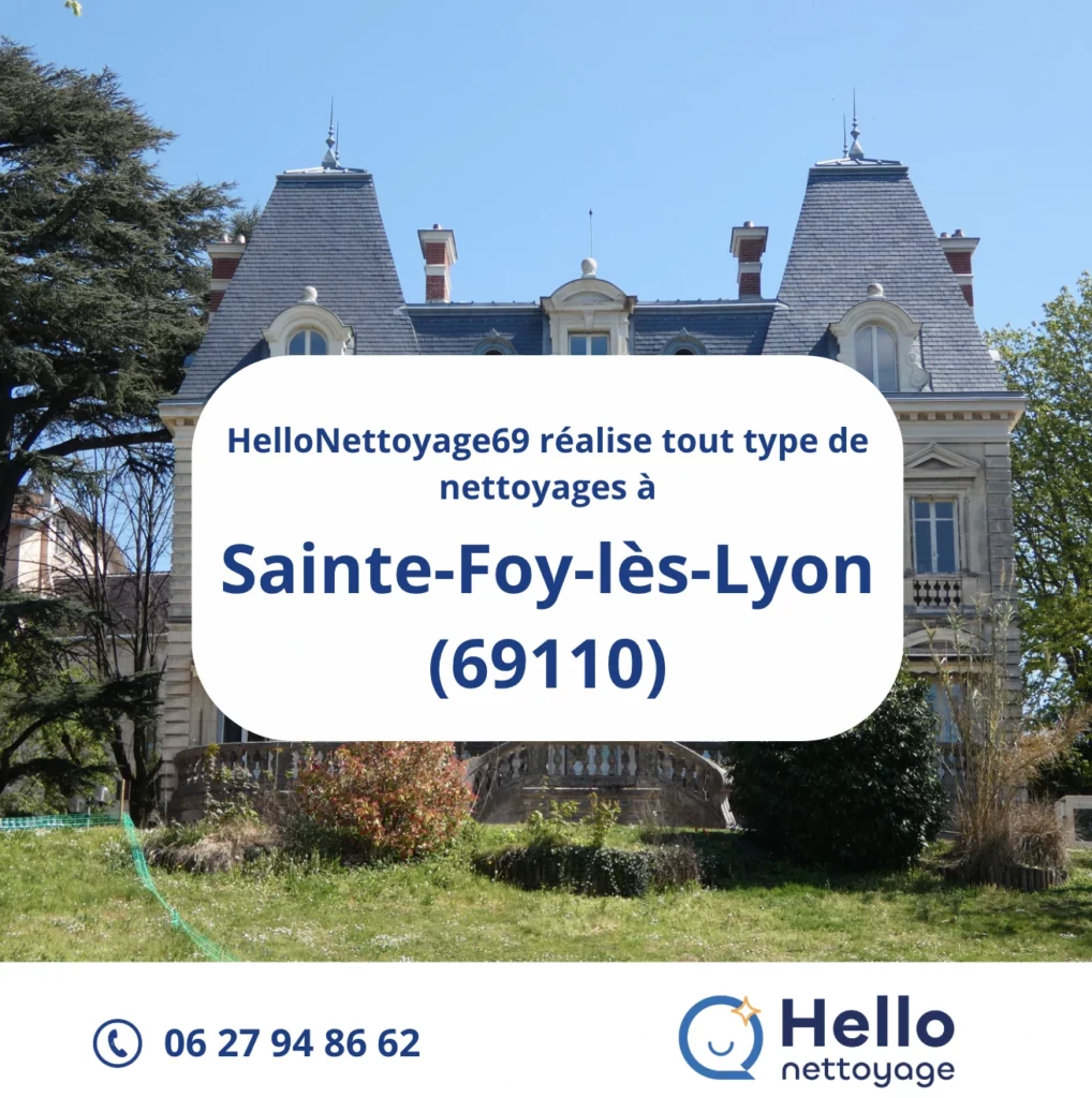 Entreprise de nettoyage à Sainte-Foy-lès-Lyon : HelloNettoyage69